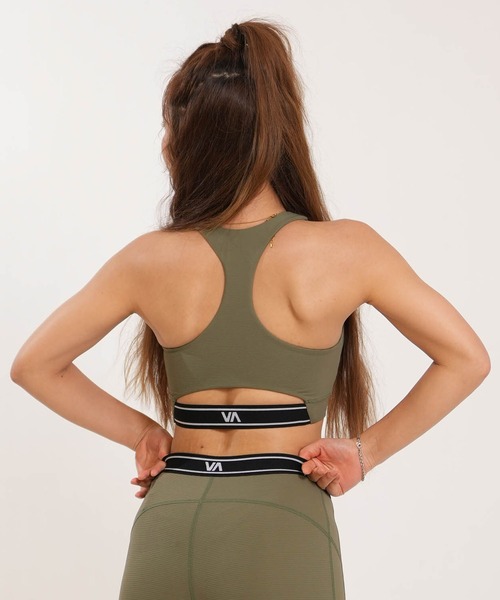 RVCA(ルーカ)の「RVCA/ルーカ ブラトップ タンクトップ スポーツブラ 水陸両用 セットアップ対応 BACK JQ BRA BG043871 UT(タンクトップ・レディース・ミント/カーキブラウン/ブラック・M/S)」の15枚目の写真