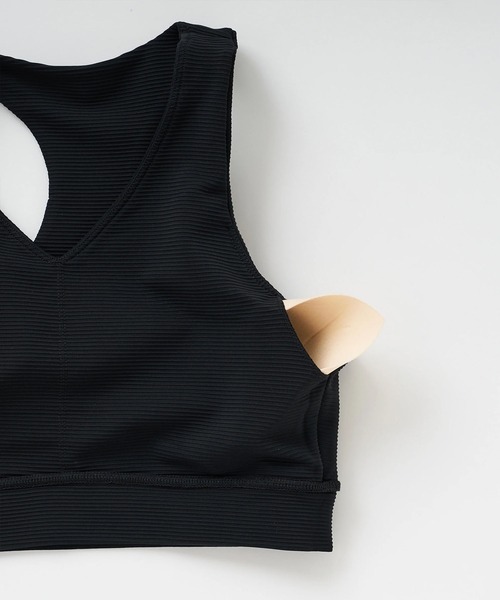 RVCA(ルーカ)の「RVCA/ルーカ ブラトップ タンクトップ スポーツブラ 水陸両用 セットアップ対応 BACK JQ BRA BG043871 UT(タンクトップ・レディース・ミント/カーキブラウン/ブラック・M/S)」の12枚目の写真