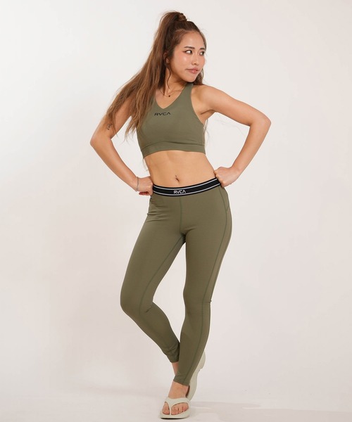 RVCA(ルーカ)の「RVCA/ルーカ ブラトップ タンクトップ スポーツブラ 水陸両用 セットアップ対応 BACK JQ BRA BG043871 UT(タンクトップ・レディース・ミント/カーキブラウン/ブラック・M/S)」の16枚目の写真