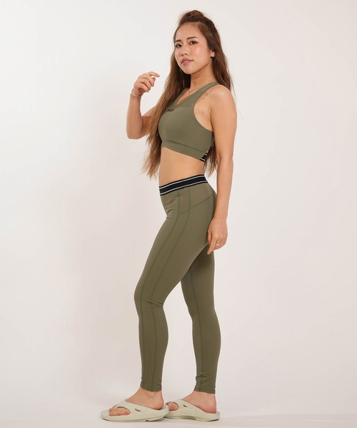 RVCA(ルーカ)の「RVCA/ルーカ ブラトップ タンクトップ スポーツブラ 水陸両用 セットアップ対応 BACK JQ BRA BG043871 UT(タンクトップ・レディース・ミント/カーキブラウン/ブラック・M/S)」の17枚目の写真