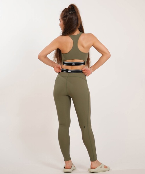 RVCA(ルーカ)の「RVCA/ルーカ ブラトップ タンクトップ スポーツブラ 水陸両用 セットアップ対応 BACK JQ BRA BG043871 UT(タンクトップ・レディース・ミント/カーキブラウン/ブラック・M/S)」の18枚目の写真