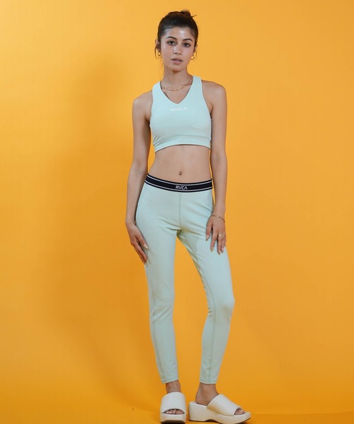 RVCA(ルーカ)の「RVCA/ルーカ ブラトップ タンクトップ スポーツブラ 水陸両用 セットアップ対応 BACK JQ BRA BG043871 UT(タンクトップ・レディース・ミント/カーキブラウン/ブラック・M/S)」の21枚目の写真