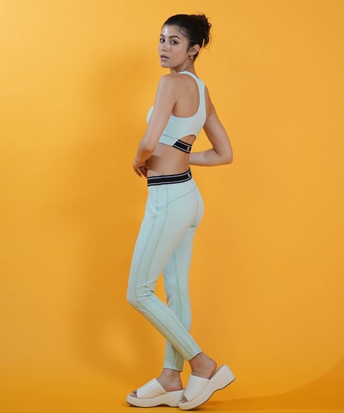 RVCA(ルーカ)の「RVCA/ルーカ ブラトップ タンクトップ スポーツブラ 水陸両用 セットアップ対応 BACK JQ BRA BG043871 UT(タンクトップ・レディース・ミント/カーキブラウン/ブラック・M/S)」の22枚目の写真