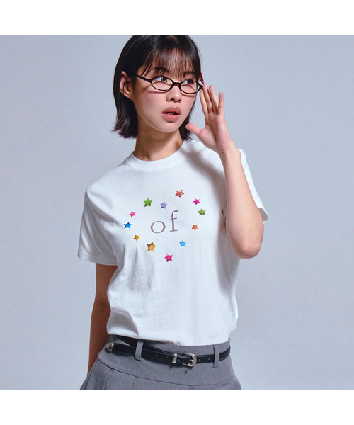 GRAVER（グレーバー）の「[ウーマン]OF STAR スリム半袖Tシャツ_2カラー（Tシャツ/カットソー・レディース・ホワイト/ブラック・ONE SIZE）」の2枚目の写真