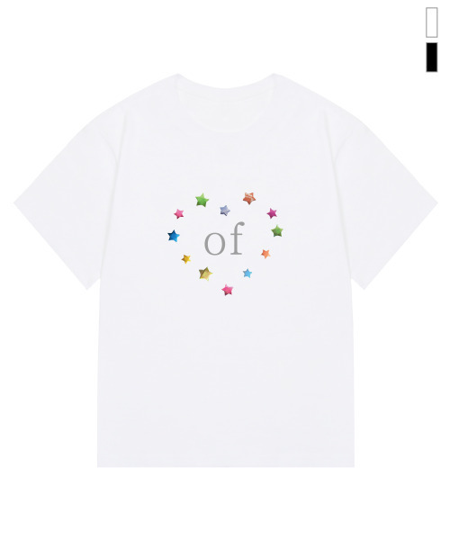 GRAVER（グレーバー）の「[ウーマン]OF STAR スリム半袖Tシャツ_2カラー（Tシャツ/カットソー・レディース・ホワイト/ブラック・ONE SIZE）」の5枚目の写真