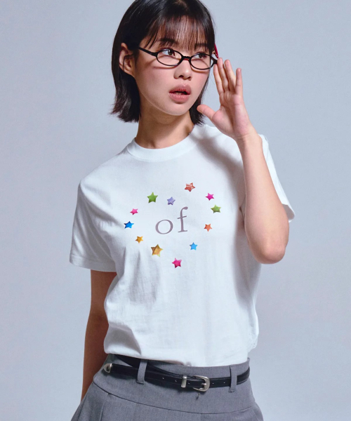 GRAVER（グレーバー）の「[ウーマン]OF STAR スリム半袖Tシャツ_2カラー（Tシャツ/カットソー・レディース・ホワイト/ブラック・ONE SIZE）」の6枚目の写真