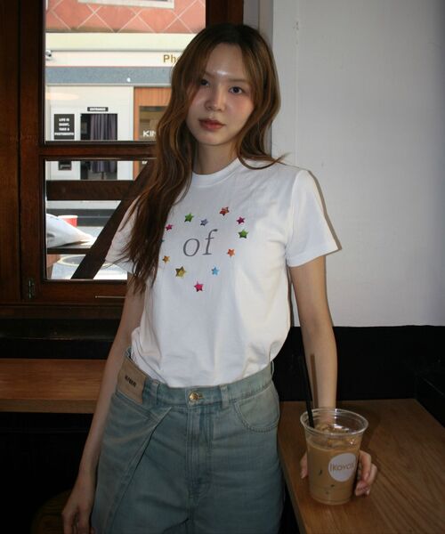 GRAVER（グレーバー）の「[ウーマン]OF STAR スリム半袖Tシャツ_2カラー（Tシャツ/カットソー・レディース・ホワイト/ブラック・ONE SIZE）」の12枚目の写真