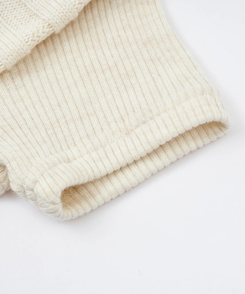 ワンピース andwang Soft Ribbon Knit Dress black Soft Ribbon Knit Dress（ワンピース）｜andwang（アンドワン）の