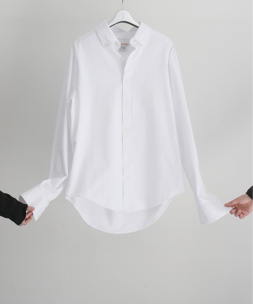 LINDER SPORT（リンダースポーツ）の「LINDER SPORT Oxford shirt（Tシャツ/カットソー・メンズ・ネイビー/ホワイト・SMALL/MEDIUM）」の3枚目の写真