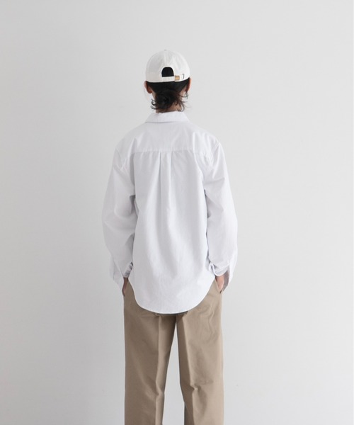 LINDER SPORT（リンダースポーツ）の「LINDER SPORT Oxford shirt（Tシャツ/カットソー・メンズ・ネイビー/ホワイト・SMALL/MEDIUM）」の5枚目の写真