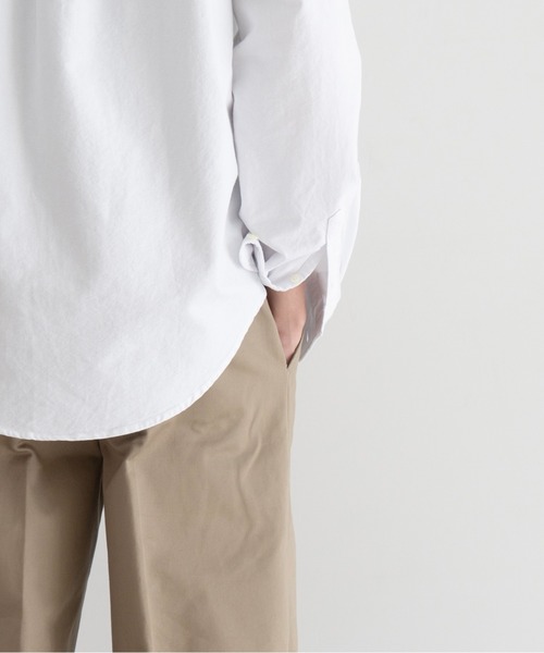 LINDER SPORT（リンダースポーツ）の「LINDER SPORT Oxford shirt（Tシャツ/カットソー・メンズ・ネイビー/ホワイト・SMALL/MEDIUM）」の7枚目の写真