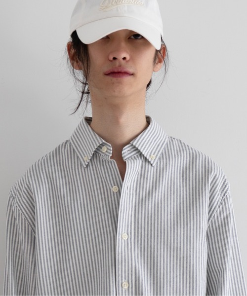 LINDER SPORT（リンダースポーツ）の「LINDER SPORT Oxford shirt（Tシャツ/カットソー・メンズ・ネイビー/ホワイト・SMALL/MEDIUM）」の11枚目の写真
