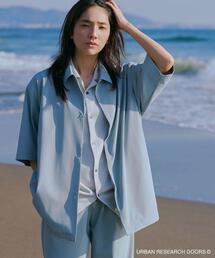 『仁村紗和さん着用』『UR TECH』サマシェア ショートスリーブシャツカーディガン