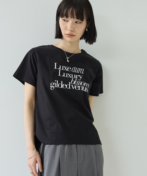 GALLEST（ギャレスト）の「ボックスシルエットTシャツ（Tシャツ/カットソー・レディース・ブラック/ピンク系/ホワイト・38）」の21枚目の写真