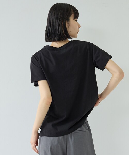 GALLEST（ギャレスト）の「ボックスシルエットTシャツ（Tシャツ/カットソー・レディース・ブラック/ピンク系/ホワイト・38）」の22枚目の写真