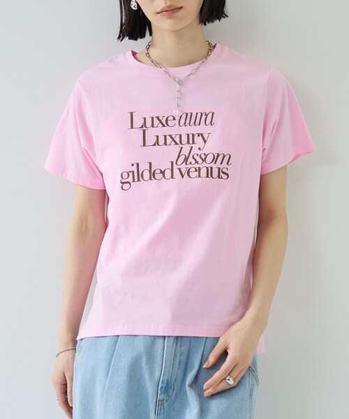 GALLEST（ギャレスト）の「ボックスシルエットTシャツ（Tシャツ/カットソー・レディース・ブラック/ピンク系/ホワイト・38）」の16枚目の写真