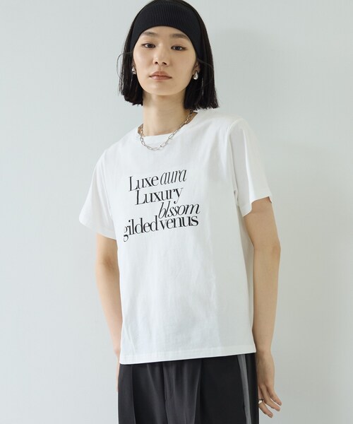 GALLEST（ギャレスト）の「ボックスシルエットTシャツ（Tシャツ/カットソー・レディース・ブラック/ピンク系/ホワイト・38）」の11枚目の写真