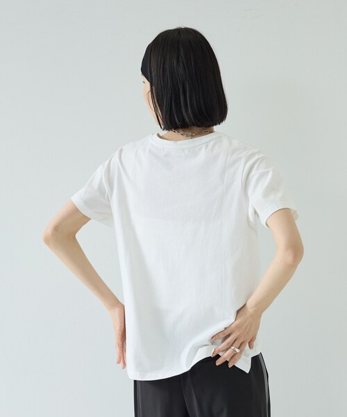 GALLEST（ギャレスト）の「ボックスシルエットTシャツ（Tシャツ/カットソー・レディース・ブラック/ピンク系/ホワイト・38）」の12枚目の写真