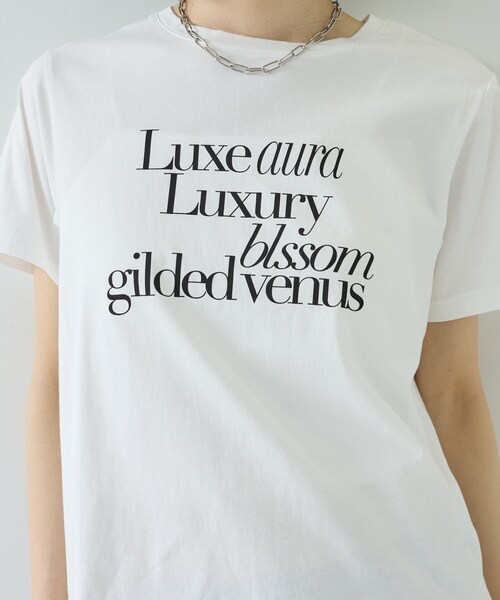 GALLEST（ギャレスト）の「ボックスシルエットTシャツ（Tシャツ/カットソー・レディース・ブラック/ピンク系/ホワイト・38）」の6枚目の写真