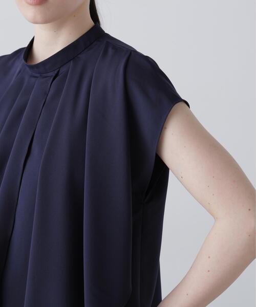 ADORE(アドーア)の「◆ピーチファイユブラウス(シャツ/ブラウス・レディース・ネイビー/ホワイト/ピンク・38)」の14枚目の写真