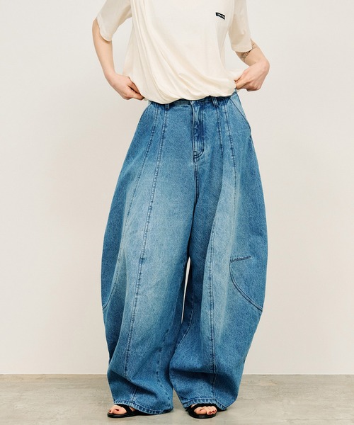2026Summer Pre-Order】スーパーコクーンデニムパンツ / Super Cocoon