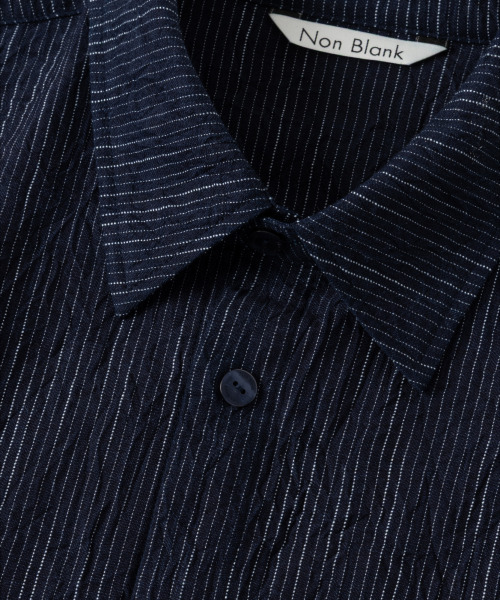 NONBLANK(ノンブランク)の「ナイトレーンHSシャツ_INDIGO(シャツ/ブラウス・メンズ・ダークネイビー・MEDIUM/LARGE/X-LARGE)」の6枚目の写真