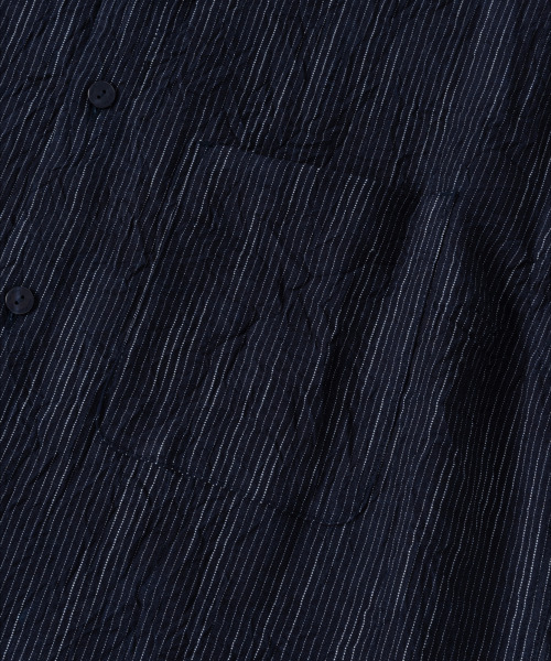 NONBLANK(ノンブランク)の「ナイトレーンHSシャツ_INDIGO(シャツ/ブラウス・メンズ・ダークネイビー・MEDIUM/LARGE/X-LARGE)」の7枚目の写真