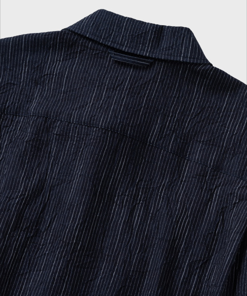NONBLANK(ノンブランク)の「ナイトレーンHSシャツ_INDIGO(シャツ/ブラウス・メンズ・ダークネイビー・MEDIUM/LARGE/X-LARGE)」の10枚目の写真