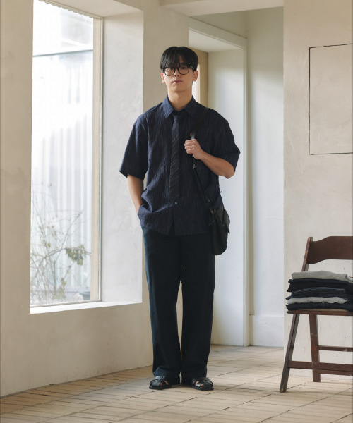 NONBLANK(ノンブランク)の「ナイトレーンHSシャツ_INDIGO(シャツ/ブラウス・メンズ・ダークネイビー・MEDIUM/LARGE/X-LARGE)」の13枚目の写真
