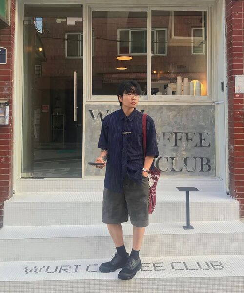 NONBLANK(ノンブランク)の「ナイトレーンHSシャツ_INDIGO(シャツ/ブラウス・メンズ・ダークネイビー・MEDIUM/LARGE/X-LARGE)」の16枚目の写真
