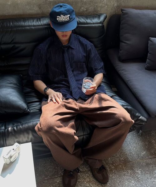 NONBLANK(ノンブランク)の「ナイトレーンHSシャツ_INDIGO(シャツ/ブラウス・メンズ・ダークネイビー・MEDIUM/LARGE/X-LARGE)」の17枚目の写真