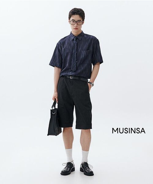 NONBLANK(ノンブランク)の「ナイトレーンHSシャツ_INDIGO(シャツ/ブラウス・メンズ・ダークネイビー・MEDIUM/LARGE/X-LARGE)」の18枚目の写真