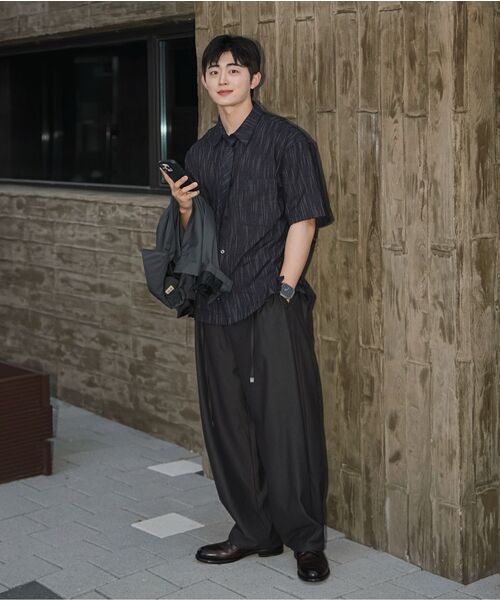 NONBLANK(ノンブランク)の「ナイトレーンHSシャツ_INDIGO(シャツ/ブラウス・メンズ・ダークネイビー・MEDIUM/LARGE/X-LARGE)」の20枚目の写真