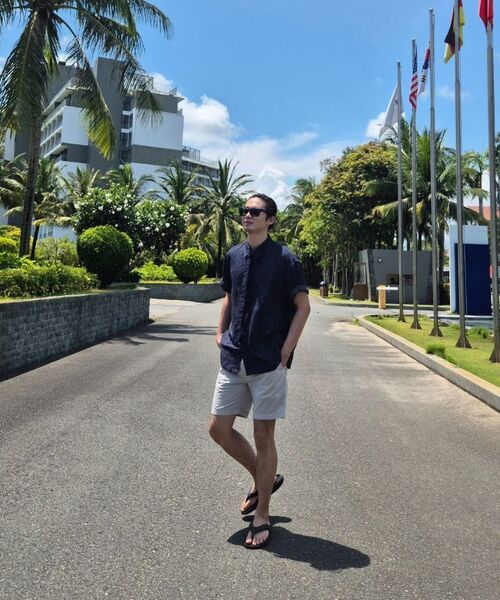 NONBLANK(ノンブランク)の「ナイトレーンHSシャツ_INDIGO(シャツ/ブラウス・メンズ・ダークネイビー・MEDIUM/LARGE/X-LARGE)」の21枚目の写真
