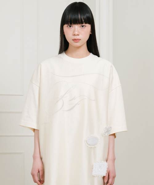 NICE GHOST CLUB(ナイスゴーストクラブ)の「FFATS SLEEVELESS LAYERED BIG BIG TEE_IVORY(NG2GSUT581A)(Tシャツ/カットソー・レディース・アイボリー・SMALL/MEDIUM)」の1枚目の写真