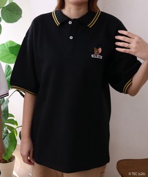 TOM&JERRY（トムアンドジェリー）の「【公式】トムとジェリー　鹿の子リブラインポロシャツ（ポロシャツ）」