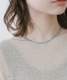 SMELLY | ターコイズカラービーズネックレス(ネックレス)