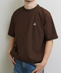 GEERY 冷感ナイロン裾ドローコード付半袖Tシャツ