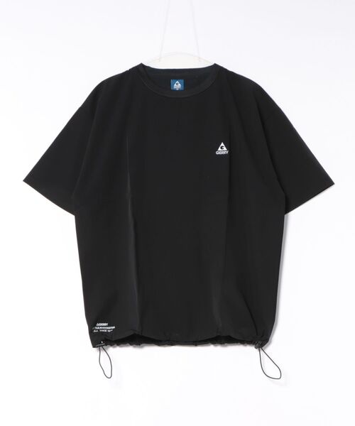 GERRY(ジェリー)の「GEERY 冷感ナイロン裾ドローコード付半袖Tシャツ(Tシャツ/カットソー・メンズ・ブラウン/ブラック/ベージュ・X-LARGE/LARGE/MEDIUM)」の4枚目の写真