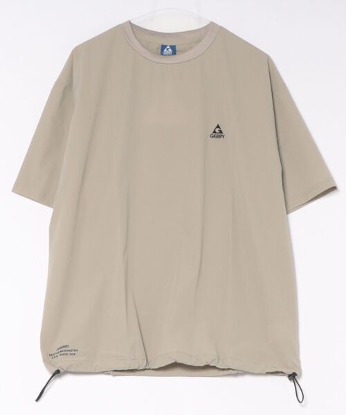 GERRY(ジェリー)の「GEERY 冷感ナイロン裾ドローコード付半袖Tシャツ(Tシャツ/カットソー・メンズ・ブラウン/ブラック/ベージュ・X-LARGE/LARGE/MEDIUM)」の6枚目の写真