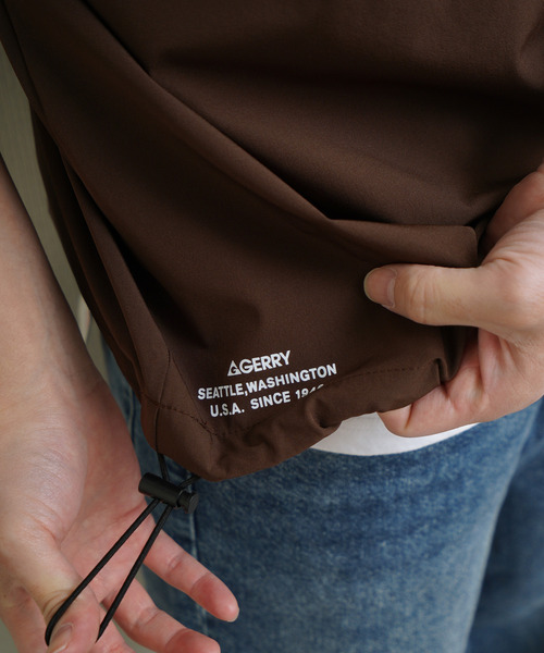 GERRY(ジェリー)の「GEERY 冷感ナイロン裾ドローコード付半袖Tシャツ(Tシャツ/カットソー・メンズ・ブラウン/ブラック/ベージュ・X-LARGE/LARGE/MEDIUM)」の22枚目の写真