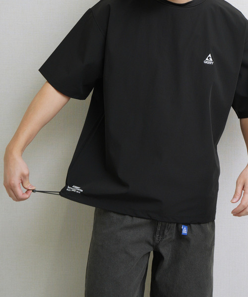GERRY(ジェリー)の「GEERY 冷感ナイロン裾ドローコード付半袖Tシャツ(Tシャツ/カットソー・メンズ・ブラウン/ブラック/ベージュ・X-LARGE/LARGE/MEDIUM)」の15枚目の写真