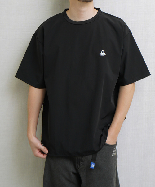 GERRY(ジェリー)の「GEERY 冷感ナイロン裾ドローコード付半袖Tシャツ(Tシャツ/カットソー・メンズ・ブラウン/ブラック/ベージュ・X-LARGE/LARGE/MEDIUM)」の16枚目の写真
