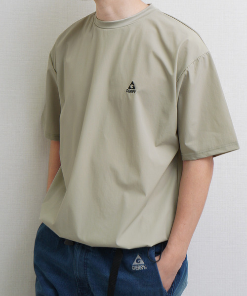 GERRY(ジェリー)の「GEERY 冷感ナイロン裾ドローコード付半袖Tシャツ(Tシャツ/カットソー・メンズ・ブラウン/ブラック/ベージュ・X-LARGE/LARGE/MEDIUM)」の18枚目の写真