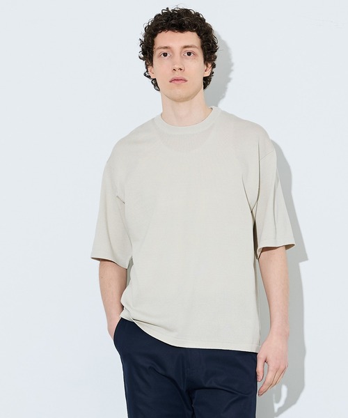 coca（coca）（コカ）の「半袖クルーネックニット（ニット/セーター・メンズ・ブラック/ライトグレー・XL/M/L）」の8枚目の写真