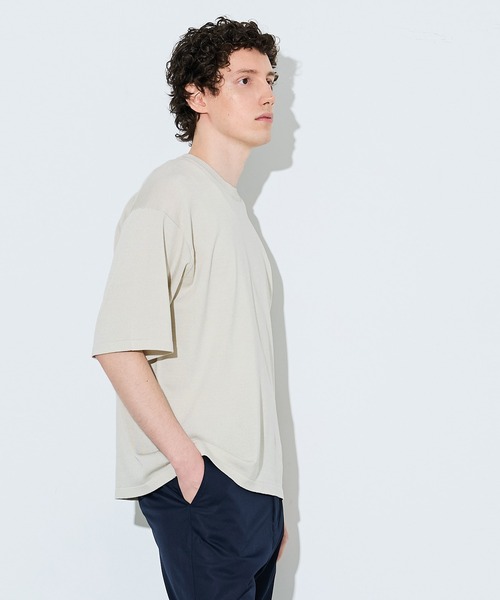 coca（coca）（コカ）の「半袖クルーネックニット（ニット/セーター・メンズ・ブラック/ライトグレー・XL/M/L）」の9枚目の写真