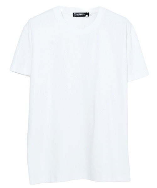 BENUSTA(ベヌスタ)の「『BENUSTA/ベヌスタ』しっとり無地半袖Tシャツ【GC】(Tシャツ/カットソー・メンズ・ブラック/グレー/ホワイト・3L/XL/L/M)」の13枚目の写真