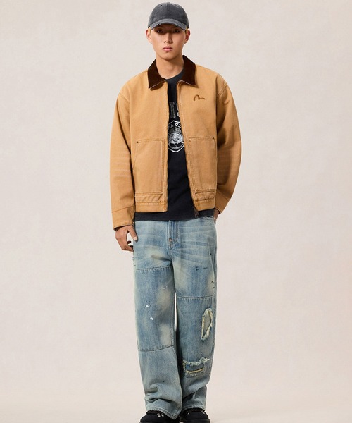 EVISU（エヴィス）の「EJ, 5P DISTRESSED JEANS（デニムパンツ・メンズ・インディゴブルー・MEDIUM/LARGE）」の11枚目の写真