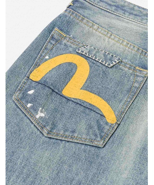 EVISU（エヴィス）の「EJ, 5P DISTRESSED JEANS（デニムパンツ・メンズ・インディゴブルー・MEDIUM/LARGE）」の3枚目の写真