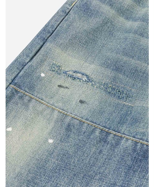EVISU（エヴィス）の「EJ, 5P DISTRESSED JEANS（デニムパンツ・メンズ・インディゴブルー・MEDIUM/LARGE）」の6枚目の写真